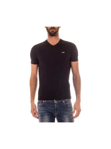 Koszulka casual Armani Jeans czarna