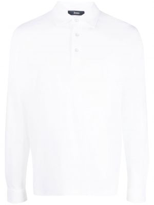 Поло тениска Herno бяло