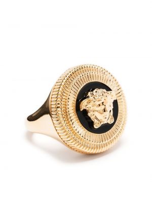 Złoty pierścionek Versace - złoto