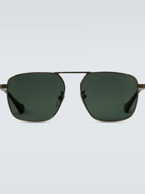 Okulary przeciwsłoneczne pilotki Gucci - zielony