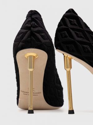 Pantofi cu toc cu toc Elisabetta Franchi negru