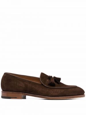 Seemisnahksed loafer-kingad John Lobb pruun