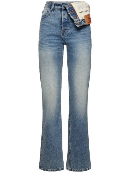 Asymmetrisk straight leg-jeans med hög midja Y/project