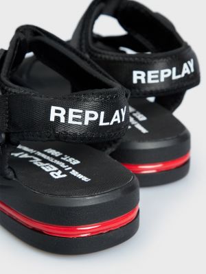 Чорні сандалії Replay