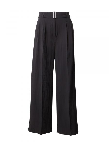 Широки панталони тип „марлен“ Msch Copenhagen черно