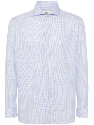 Kostkovaná bavlněná košile Borrelli