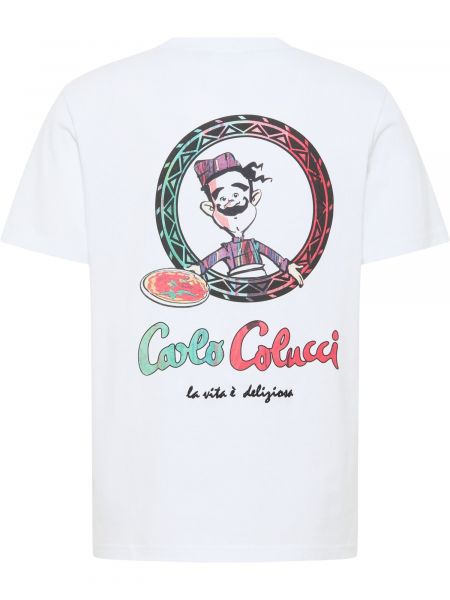T-shirt Carlo Colucci blanc