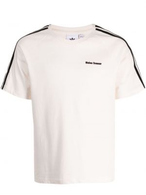 Kokvilnas t-krekls Adidas balts