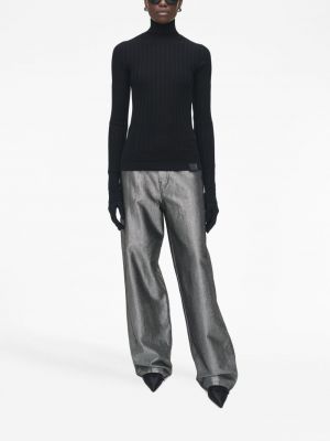 Sweter z wełny merino Marc Jacobs czarny