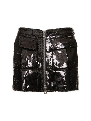 Mini suknja Brandon Maxwell crna