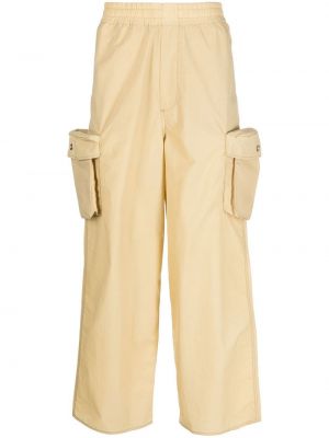 Pantalon cargo avec poches Sunnei jaune