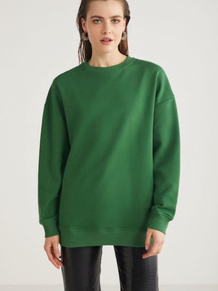 Oversized φούτερ με λαιμόκοψη Grimelange πράσινο