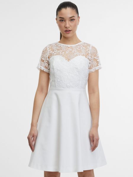 Čipkované šaty Orsay biela