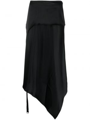 Asymetrické midi sukně Ssheena černé