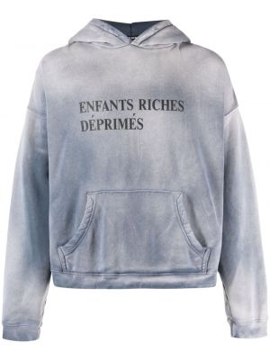 Bluza z kapturem z nadrukiem Enfants Riches Deprimes fioletowa