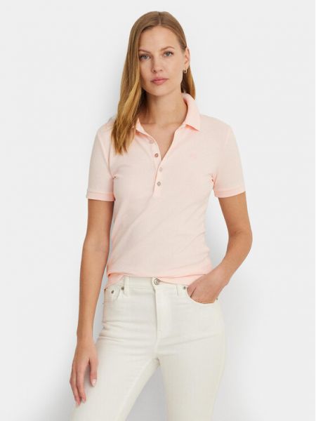 Рубашка поло стандартного кроя Lauren Ralph Lauren розовый