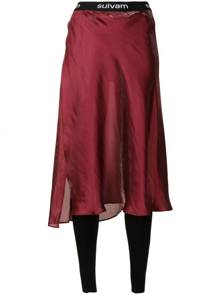 Falda Sulvam rojo