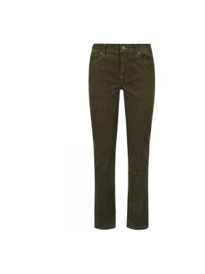 Jeansy skinny 7 For All Mankind zielone
