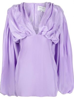 Прилепнала мини рокля Concepto виолетово