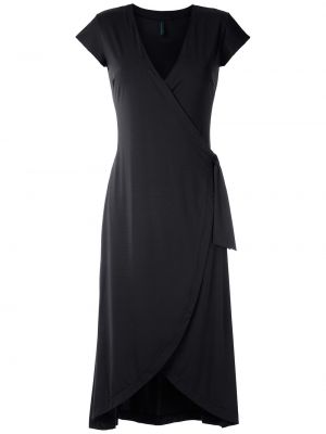 Mini šaty s výstřihem do v s krátkými rukávy Lygia & Nanny - černá