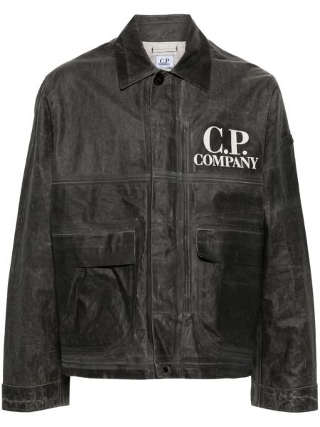 Košeľa s potlačou C.p. Company sivá