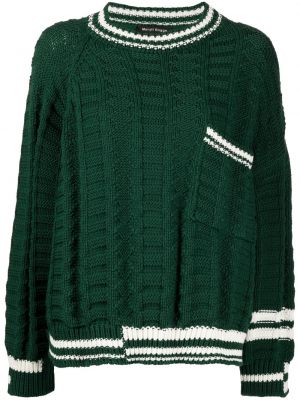 Пуловер с кръгло деколте Meryll Rogge зелено
