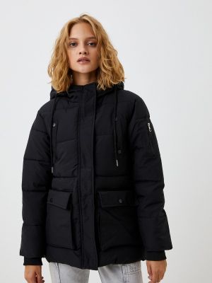 Черная утепленная куртка Allegri