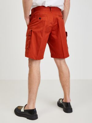 Панталон с джобове Diesel червено