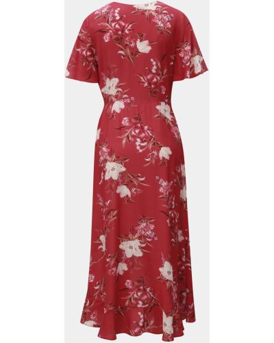 Kvetinové šaty Miss Selfridge červená