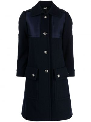 Kabát Miu Miu Pre-owned modrý