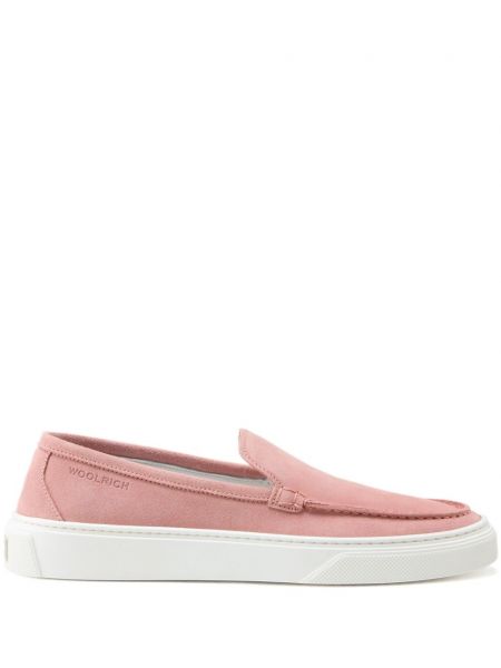 Slip-on seemisnahksed loafer-kingad Woolrich roosa