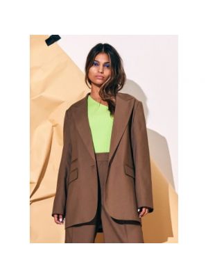 Blazer oversized Co'couture marrón