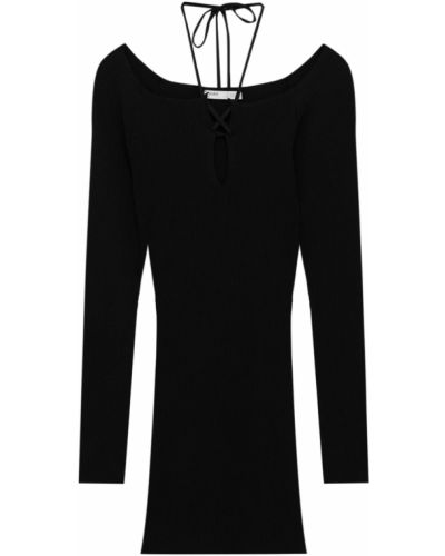 Robe en tricot Pull&bear noir