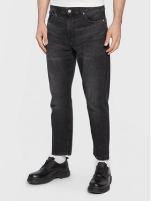 Proste jeansy Calvin Klein Jeans - сzarny