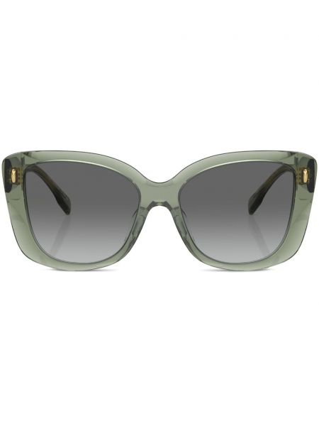 Okulary przeciwsłoneczne oversize Tory Burch zielone