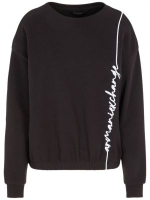 Jersey sweatshirt mit stickerei Armani Exchange