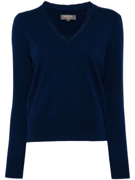 Džemper od kašmira N.peal plava