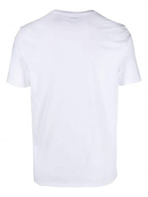 T-shirt en coton col rond Vince blanc