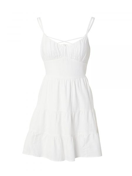 Vestito dritto Hollister bianco