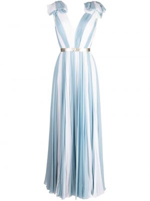 Jedwabna sukienka długa plisowana Jenny Packham