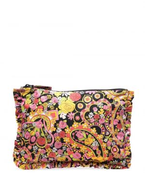 Paisley trykt clutch La Doublej svart