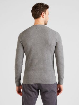Меланжов пуловер S.oliver сиво
