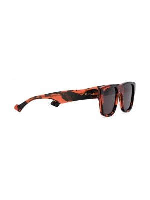 Raštuotos akiniai nuo saulės su abstrakčiu raštu Gucci Eyewear