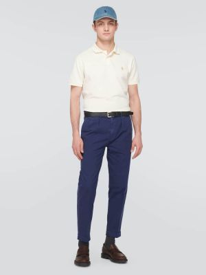 Manšestrové kalhoty Polo Ralph Lauren modré