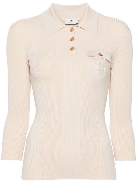 Poloshirt med broderier Elisabetta Franchi