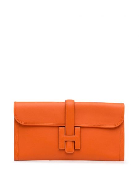 Clutch Hermès Pre-owned orange