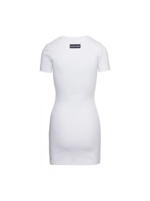 Biała sukienka mini Marine Serre
