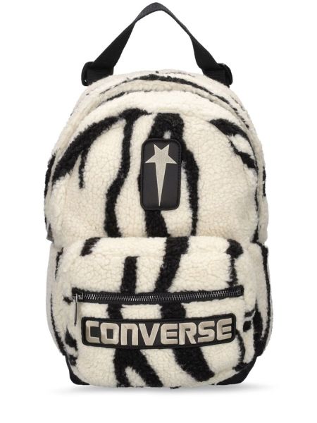 Zebra mintás hátizsák Drkshdw X Converse fekete