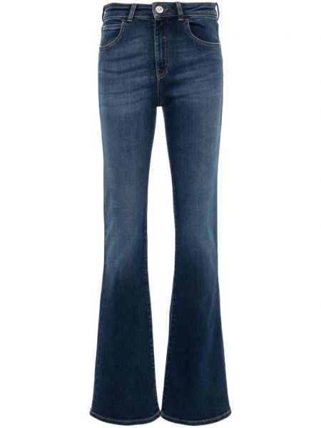 Flared jeans Emporio Armani blå