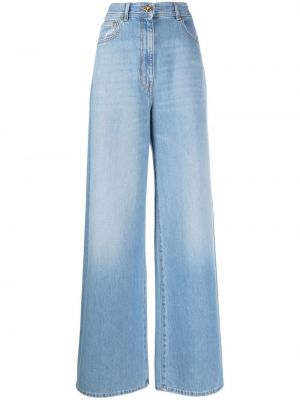 High waist jeans ausgestellt Versace